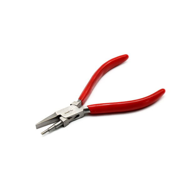 3-Step Wire Looping Pliers For Jewelry Making & Dental Work - Smooth Jaw Coiling Forming Tool